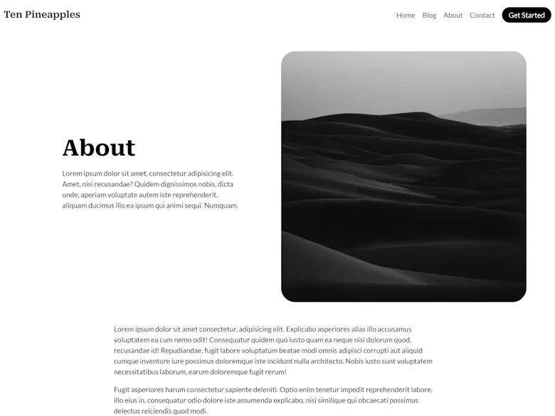 About Page