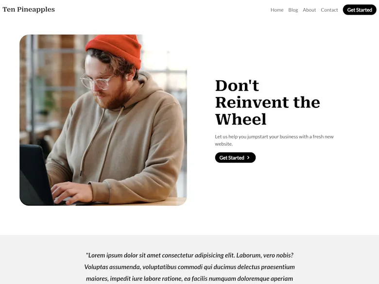 Landing Page 1